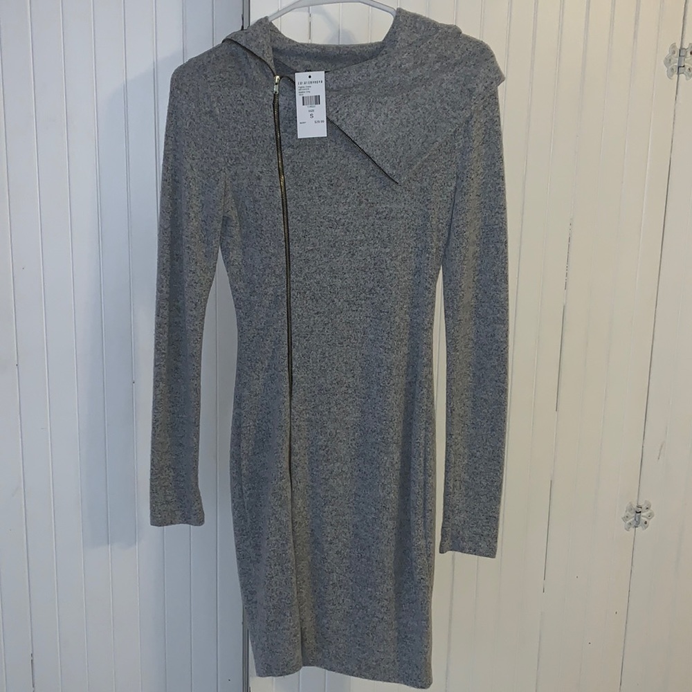 Fashion Nova Grey “Fighter Dress”